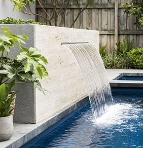 Waterfall and fountains 612x700 1